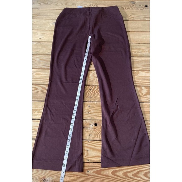 NEW Joan Rivers Full Length Bootcut Pants Size Small Women’s Espresso Pull On - Picture 5 of 8